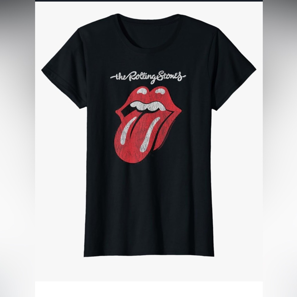 Rolling Stones Official Script Tongue T-Shirt